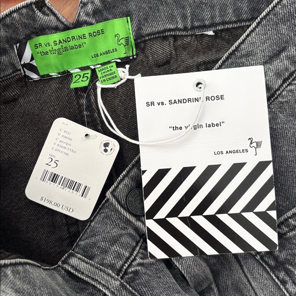 SANDRINE ROSE X FREE PEOPLE STRAIGHT LEG UTILITY JEANS - Picture 7 of 10